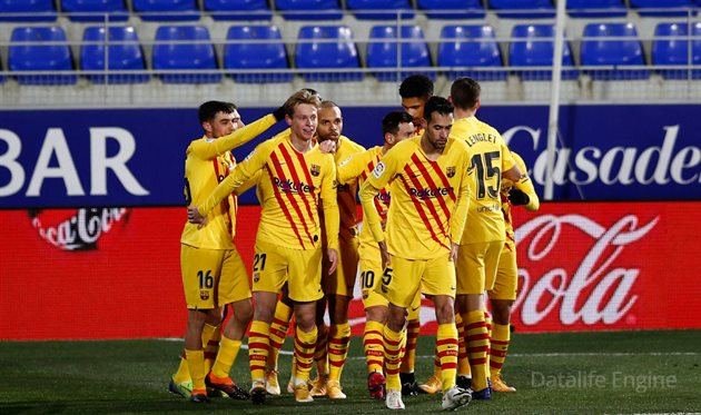 "Barselona" səfərdə qələbə qazanıb, Messi 500-cü oyuna çıxıb