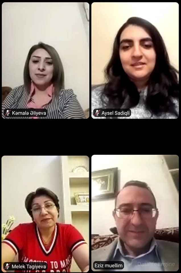 2 nömrəli Uşaq-Gənclər İnkişaf Mərkəzinin təşkilatçılığı ilə Xalq artisti Roza xanım Cəlilova ilə onlayn görüş keçirilmişdir