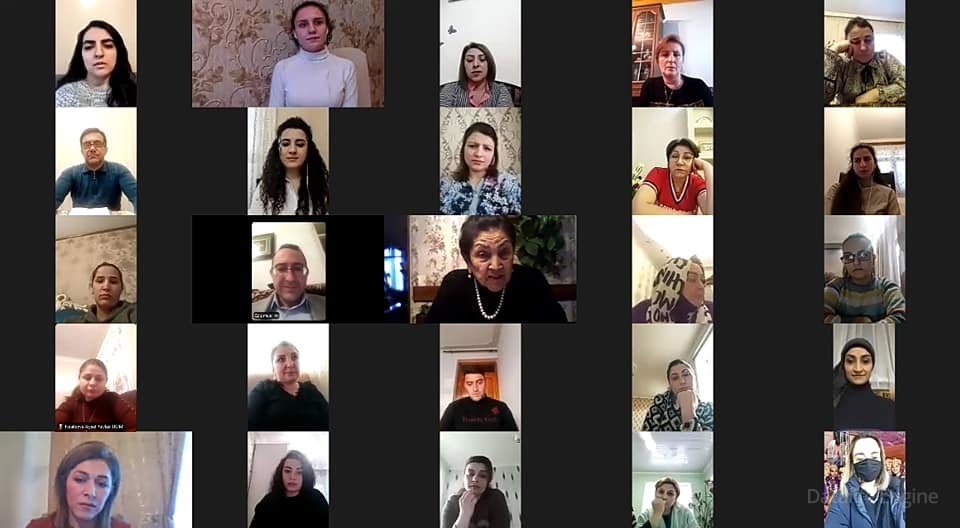 2 nömrəli Uşaq-Gənclər İnkişaf Mərkəzinin təşkilatçılığı ilə Xalq artisti Roza xanım Cəlilova ilə onlayn görüş keçirilmişdir