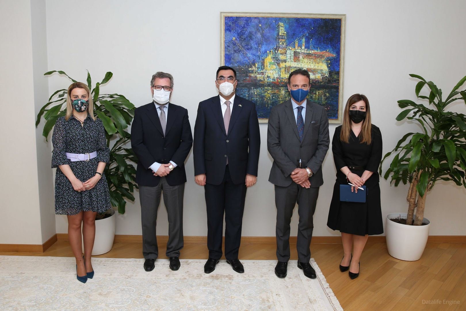 Elmar Qasımov İtaliyanın “Maire Tecnimont” şirkətinin vitse-prezidenti ilə görüşüb