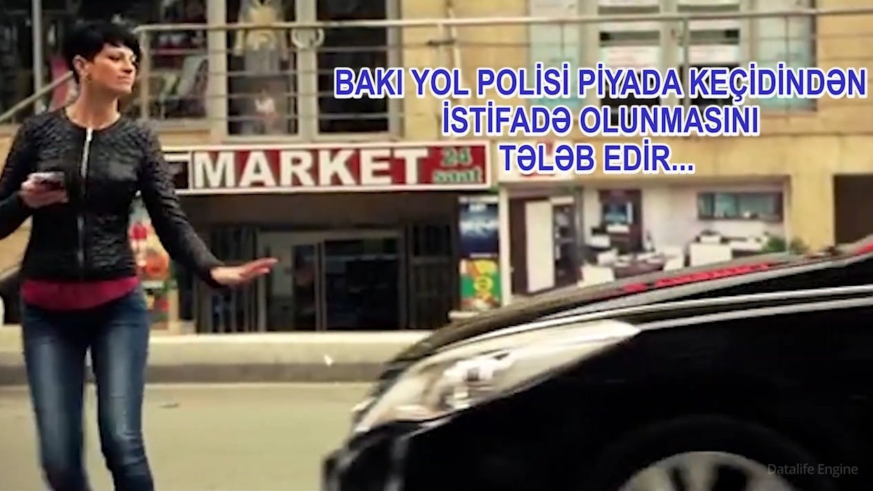 Keçiddən keçməyən piyadanın acı sonluğu - DYP-dən videoçarx