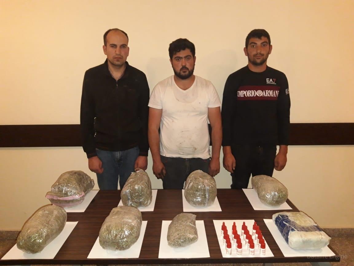 İrandan Azərbaycana narkotik keçirmək istəyən 5 nəfər saxlanılıb
