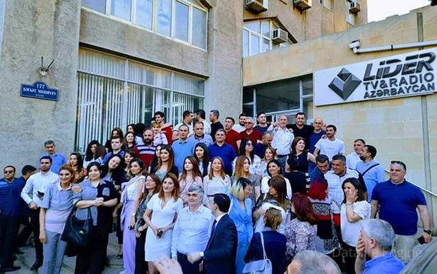 “Lider TV” ilə belə vidalaşdılar - Fotolar