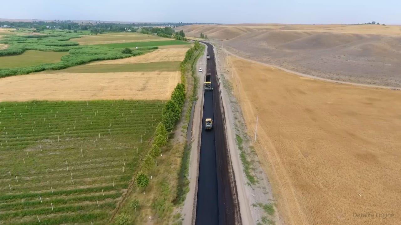 Zəfər Yolunun asfaltlanması işlərinə başlanılıb (FOTO)