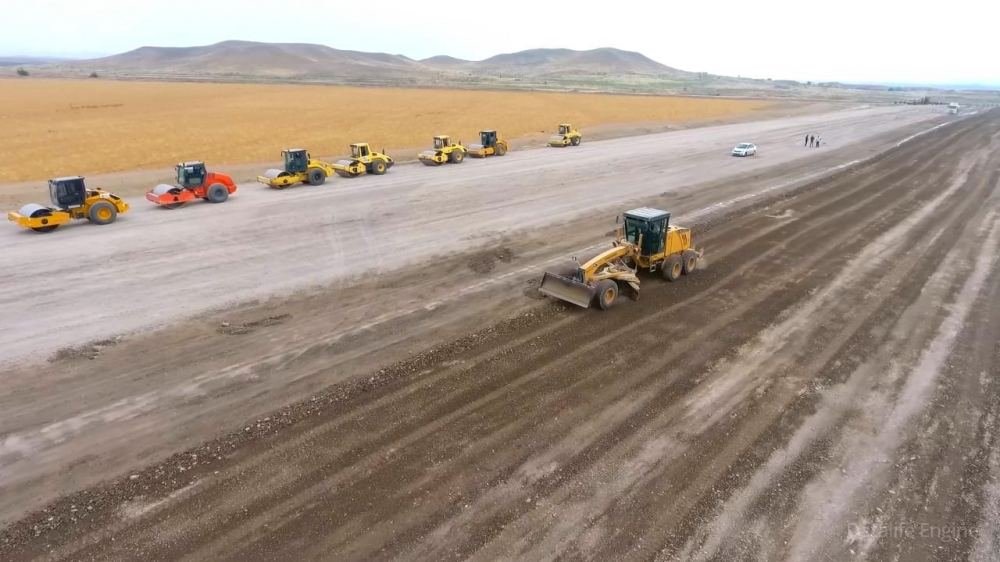 Horadiz-Cəbrayıl-Zəngilan-Ağbənd avtomobil yolunun tikintisi davam edir