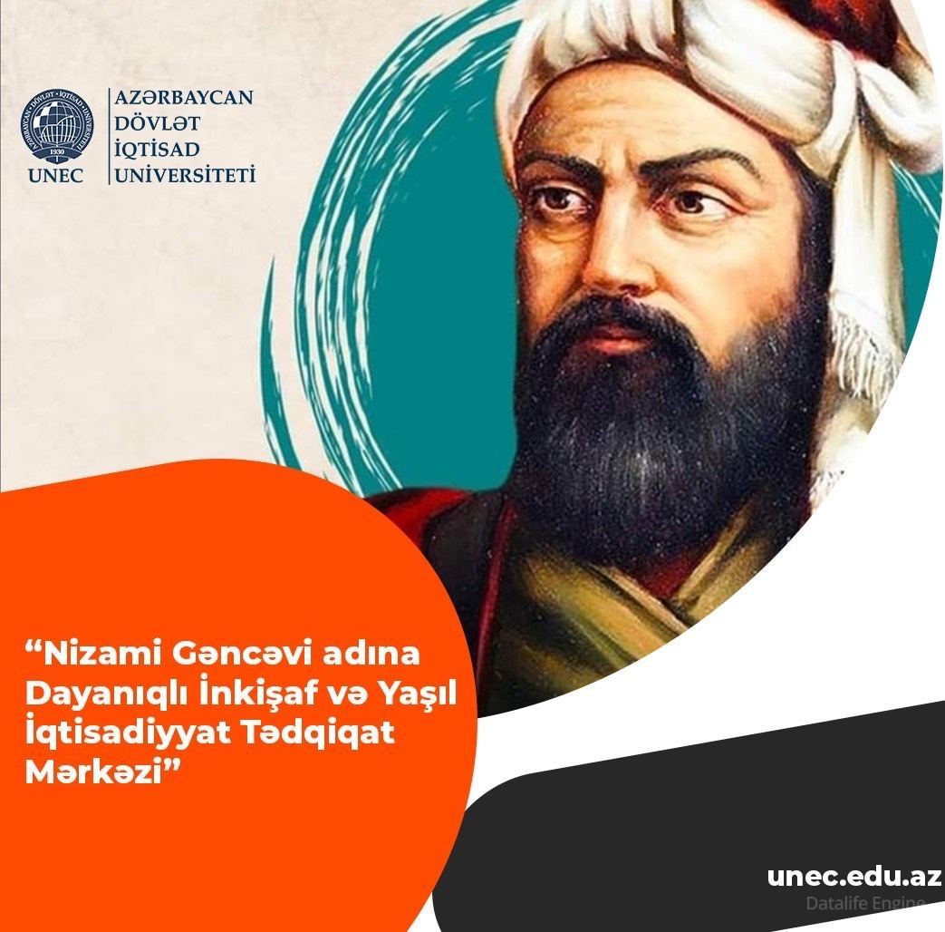 UNEC-də Nizami Gəncəvi adına Dayanıqlı İnkişaf və Yaşıl İqtisadiyyat Tədqiqat Mərkəzi yaradılıb