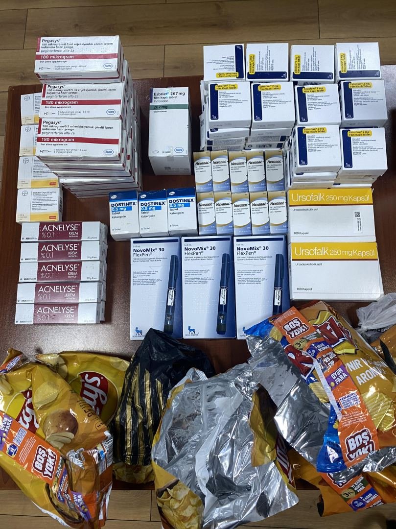 Müxtəlif adda dərman preparatlarının ölkəyə keçirilməsinin qarşısı alınıb