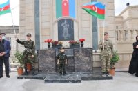 Abşeronda şəhid Ülvi Rəhimovun il mərasimi keçirilib