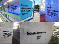 Təbrizlilər hərəkətə keçdi: Küçələrdə "Güney Azərbaycan İran deyil" sözləri yazıldı - FOTO