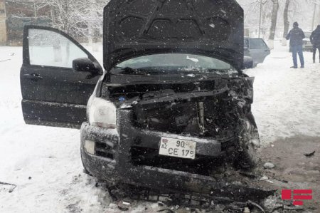 Şamaxı-İsmayıllı yolunda 10-a yaxın avtomobil qəzaya düşdü - Xəsarət alanlar var - FOTO