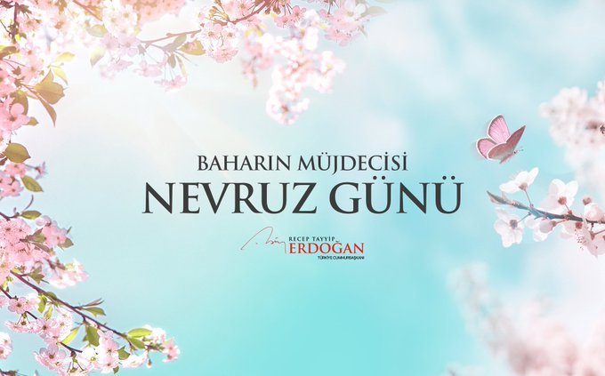Rəcəb Tayyib Ərdoğandan Novruz bayramı PAYLAŞIMI 