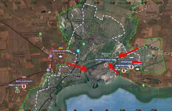 Ukraynadakı hərbi əməliyyatların YENİ XƏRİTƏSİ: Böyük şəhərlər bombalanır, Mariupol ətrafındakı... Ukraynadakı hərbi əməliyyatların YENİ XƏRİTƏSİ: Böyük şəhərlər bombalanır, Mariupol ətrafındakı...