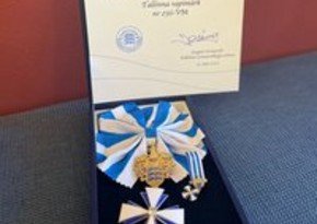 Zelenski Tallin Gerbi ilə təltif edilib