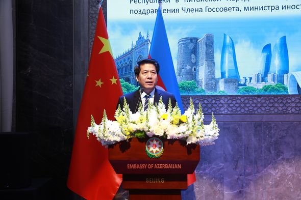 Azərbaycanın Çindəki Səfirliyinin yeni binasının açılışı oldu - FOTO